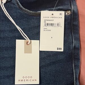 Good American Dark Blue Skinny Jeans